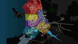 Cyberpunk 2077’nin Görev Simgeleri ve Aktivitelerle Dolup Taşan Haritası Sızdırıldı!