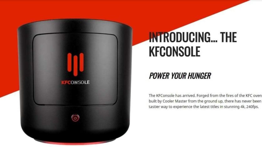 KFC’den Tavuk Isıtma Özellikli Oyun Konsolu!
