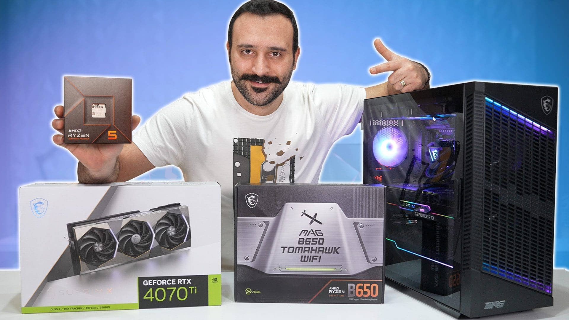MSI RTX 4070 Ti İle AM5 Sistem Toplama Rehberi (B650 ve Ryzen 5 7600X)