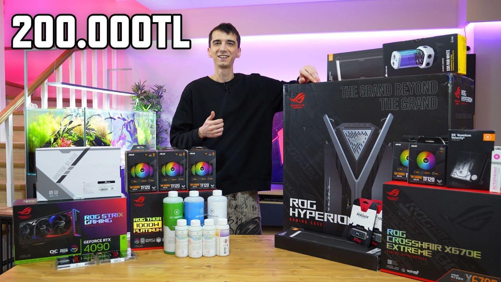 Mendebur Lemur'a Özel Sıvı Soğutmalı Bilgisayar Topladık! 200.000 TL