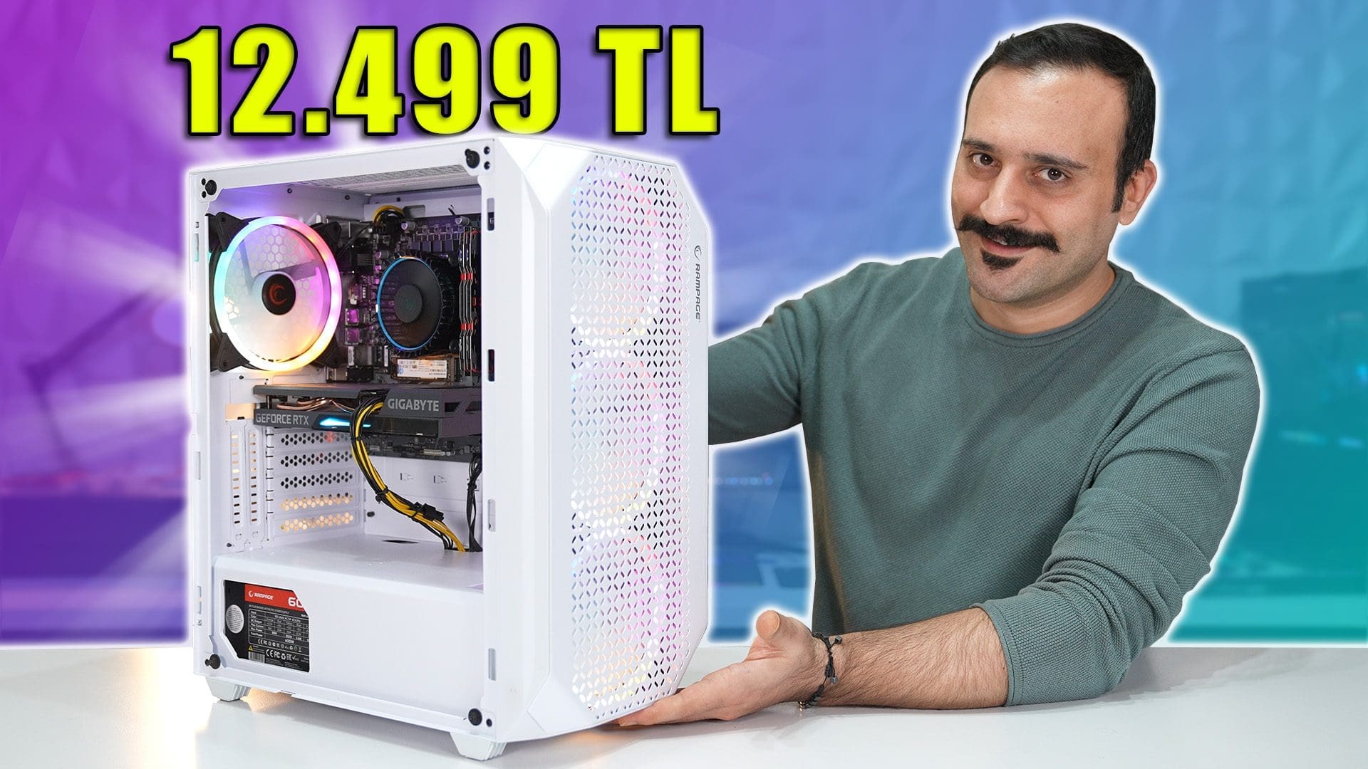 12.499 TL F/P CANAVARI RTX 3060 12GB Oyun Bilgisayarı MODART M10