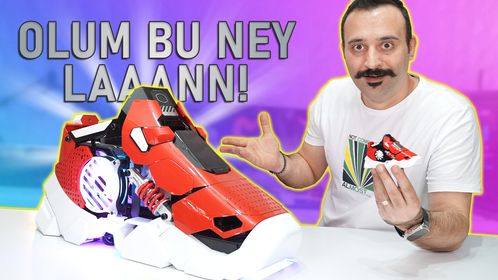 OHA AYAKKABI TASARIMLI BİLGİSAYAR! Cooler Master Sneaker X